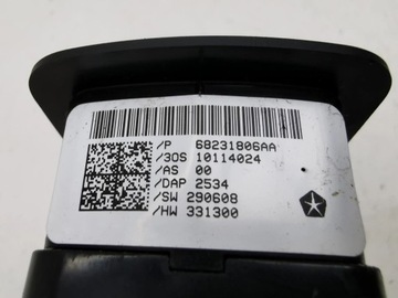 JEEP CHEROKEE 2015 PRAVÁ STRANA KNOFLÍKY SKEL