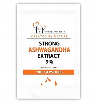 Forest Vitamin Ashwagandha STRONG Ekstrakt 100kaps