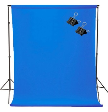 НАБОР ФОНОВ + ФОН 1,6х5м СИНИЙ РУКАВ