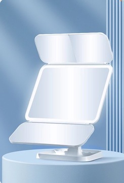 КОСМЕТИЧЕСКОЕ ЗЕРКАЛО СО СВЕТОДИОДНОЙ ПОДСВЕТКОЙ СКЛАДНОЕ ЗЕРКАЛО ДЛЯ МАКИЯЖА ПРЕМИУМ-ПРЕМИУМ