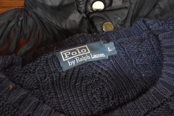 Polo Ralph Lauren sweter męski L warkocz knit