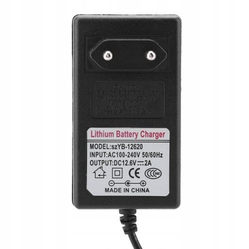 Запасное зарядное устройство для блока питания постоянного тока 12,6 В 2 А.