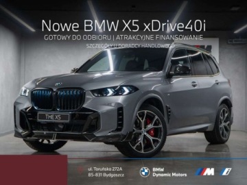 BMW X5 G05 SUV Facelifting 3.0 40i 381KM 2025 BMW X5 xDrive40i 381 KM mHEV - HarmanKardon - Kamera 360 - Hak Holowniczy