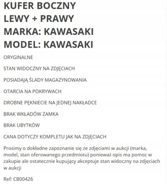 Полем Ствол левой стороны + правый Kawasaki Z750 Z1000 SX Versys 650 1000 Kle KLZ