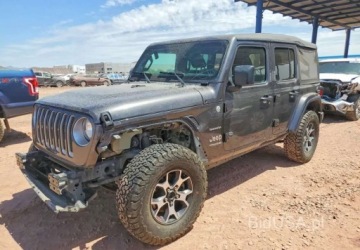 Jeep Wrangler III Unlimited Facelifting 3.6 V6 Pentastar 284KM 2018 Jeep Wrangler 2018 JEEP WRANGLER UNLIMITED SAHARA Oferta do Licytacji auta