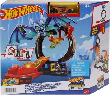 НАБОР HOT WHEELS BAT LOOP SET с петлей, пусковой установкой + АВТОМОБИЛЬ