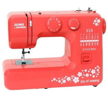 MASZYNA DO SZYCIA JANOME JUNO E1015 RED +TORBA