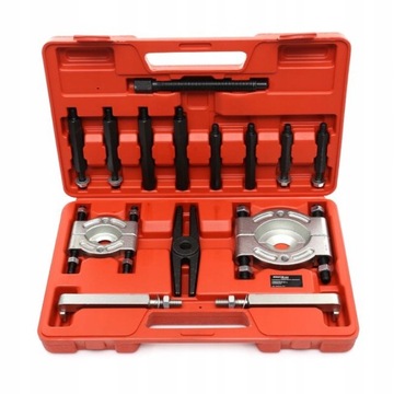 ZESTAW ŚCIĄGACZY DO ŁOŻYSK KÓŁ ZĘBATYCH PRZEKŁADNIE 14 ELEMENTÓW W WALIZCE