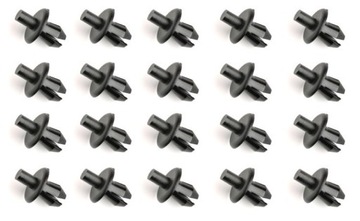 20x SPINKI KOŁKI 8mm NADKOLI PROGU DO OPEL ASTRA CORSA MERIVA VECTRA ZAFIRA