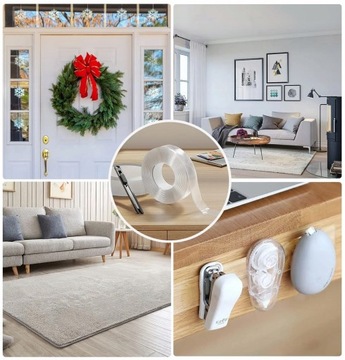 ЛЕНТА МОНТАЖНАЯ ДВУХСТОРОННЯЯ МНОГОРАЗОВАЯ NANO HEAVY DUTY 3м*2см*1мм