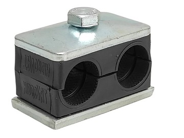 Obejma przewodu hydraulicznego podwójna fi-18