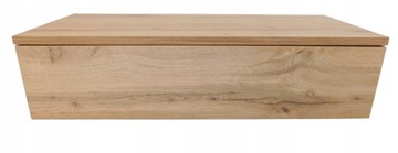 ПОЛКА ПОДВЕСНАЯ для детской комнаты WOTAN Дуб 100x33x20 ALA