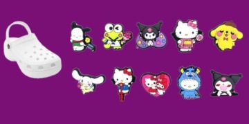 БУЛАВКИ ДЛЯ ОБУВИ БУЛАВКИ Hello Kitty Kuromi 10 шт., шт. 8