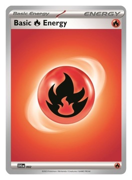 Pokemon TCG ORYGINALNA Basic Energy 002 Fire