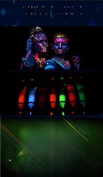 ФЛУОРЕСЦЕНТНАЯ ПИГМЕНТНАЯ ПАСТА ДЛЯ ПОКРАСКИ ЛИЦА