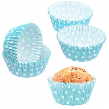 80X FOREMKI PAPIEROWE BABECZKI MUFFINY PAPILOTKI