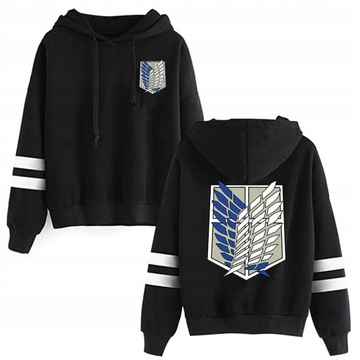 BLUZA KAPTUR SHINGEKI ATAK TYTANÓW ANIME LEVI