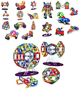 МАГНИТНЫЕ БЛОКИ КОЛЕСО ЧЕРТА 112 ЭЛЕМЕНТОВ