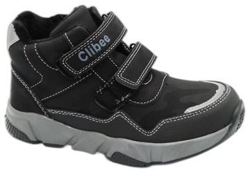 TRZEWIKI RZEP+ZAMEK CLIBEE w.skóra r.34 / 22,2cm