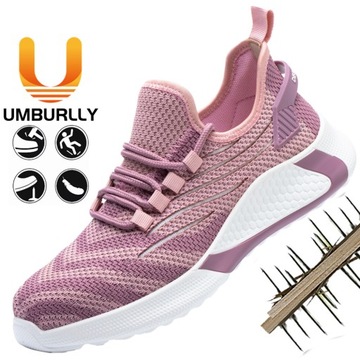 oddychające damskie buty sportowe BHP z podnoskiem