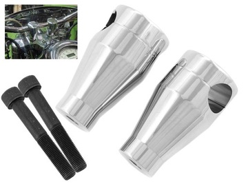 MOCOWANIA UCHWYTY RISERY DO KIEROWNICY CALOWEJ 1 CAL - 25,4MM CHROM METAL