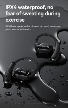 Słuchawki Przewodnictwo powietrzne Bezprzewodowy zestaw słuchawkowy Bluetooth TWS Sportowe zaczepy na uszy