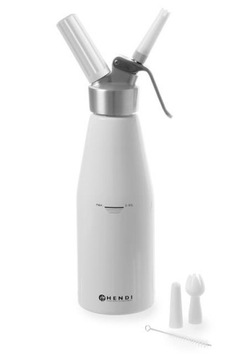 SYFON DO BITEJ ŚMIETANY KITCHEN LINE 0,5l BIAŁY