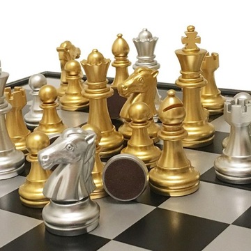 Магнитная шахматная игра размером 25x25x2 см (3 в 1) с