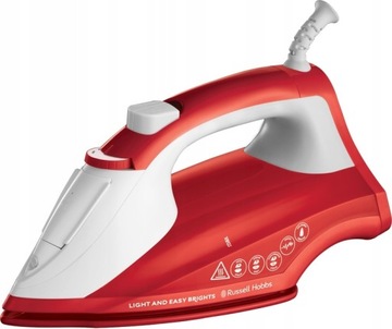 ŻELAZKO PAROWE 2400W czerwone RUSSEL HOBBS 2400W