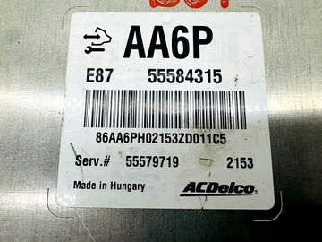 # ŘÍZENÍ OPEL ASTRA MOKKA 1.7 55584315 AA6P POPIS
