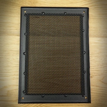 Решетка вентиляционная MASSIVE MESH 170x230, ЧЕРНАЯ