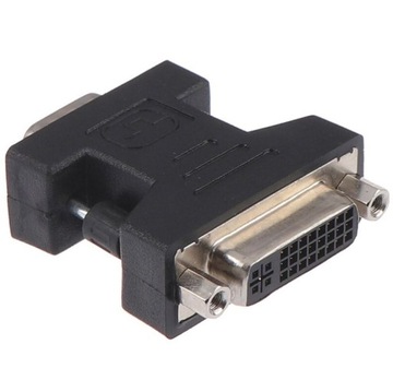 Adapter do monitora DVI-I DVI żeński do VGA męski