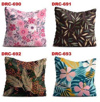 Декоративная наволочка для гостиной, спальни, монстера, цветы, микс