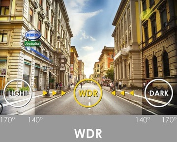 Видеорегистратор HD, система G-сенсор ADAS WDR