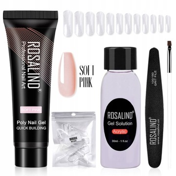 ROSALIND 5PCS Set Poly Nail Gel Extension Gel