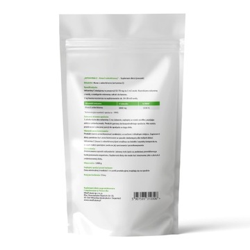 Czysty kwas l-askorbinowy WITAMINA C do basenu 2 kg 2000 g - 2 opakowania