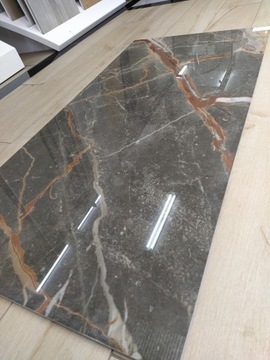 Carrara brown marmur gres polerowany 60x120 24H