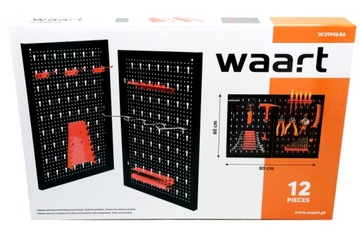 ДОСКА ДЛЯ МАСТЕРСКОЙ МЕТАЛЛИЧЕСКАЯ ИНСТРУМЕНТАЛЬНАЯ НАСТЕННАЯ 10 КРЮЧКОВ 40X60X2 2 ШТ.