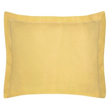 BAWEŁNIANA POSZEWKA NA PODUSZKĘ 70X80CM 5CM MUSZTARDOWY