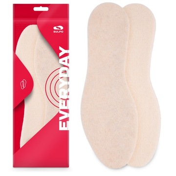 Filcowe ciepłe wkładki do butów wełna filc