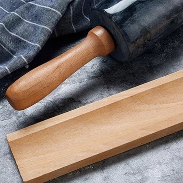 ВАЛОК ДЛЯ ТЕСТА С ПОДСТАВКОЙ ИЗ МРАМОРНОГО КАМЕНЯ