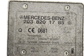 MERCEDES R230 SL500 2001 RHD ANTÉNA ZESILOVAČ ANTÉNNÍ