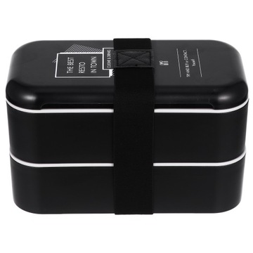 DWUWARSTWOWE PUDEŁKO NA LUNCH POJEMNIK NA LUNCHBOX