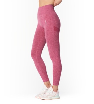 Legginsy SPORTOWE bezszwowe damskie FITNESS XS