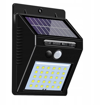 Lampa solarna z czujnikiem ruchu zmierzchu 30 LED halogen 30 SMD