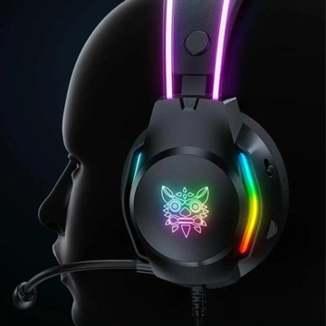 ONIKUMA X26 НАКЛАДНЫЕ ПРОВОДНЫЕ ИГРОВЫЕ НАУШНИКИ С МИКРОФОНОМ ДЛЯ ПК RGB