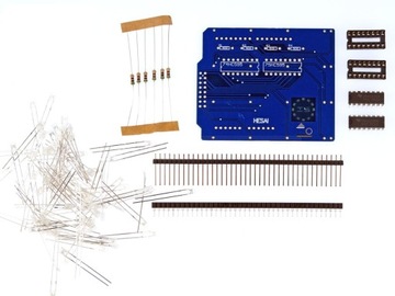 3D LightSquared 4x4x4 LED Cube - Shield Arduino