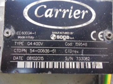 НЕСУЩИЙ ПУЛЬСОР ГЕНЕРАТОР ГЕНЕРАТОР 1EC60034-1 ТИПА G4 400В