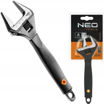 NEO KLUCZ NASTAWNY 200 MM SZEROKI ZAKRES REGULACJI SZCZĘK 0-39 MM 03-014