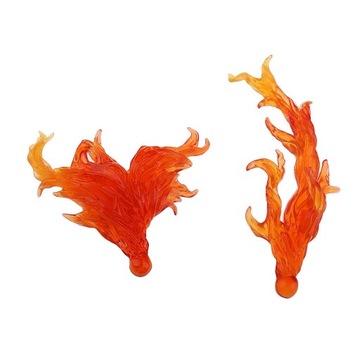 Фигурка с эффектом горящего огня своими руками, красный цвет